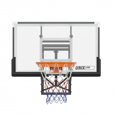 Баскетбольный щит регулируемый UNIX Line B-Backboard-PC 50"x32" R45 - 1
